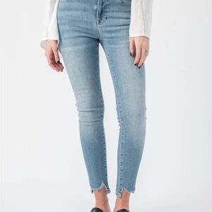 Frame Denim Jeans Women’s Size 30 Blue Le High Skinny Raw Hem